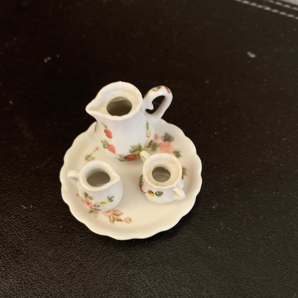 ♥️♥️♥️ANTIQUE TEA MINIATURE SET♥️♥️♥️